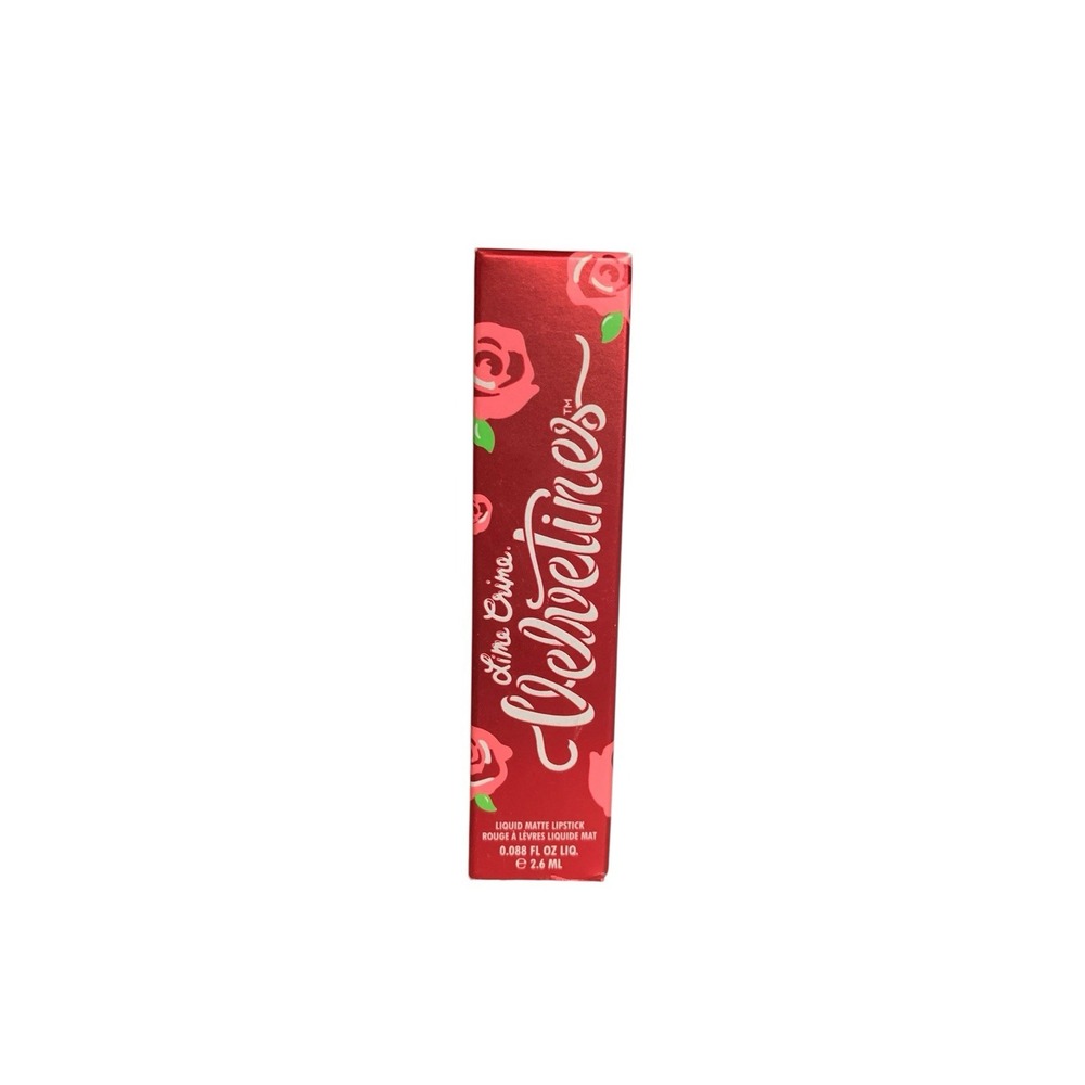 Lime Crime Saint Velvetines Liquid Matte Metallic Lipstick Cranberry Red NEW